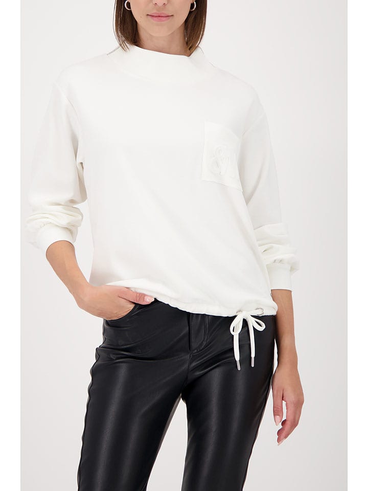 Sweatshirt in Weiß