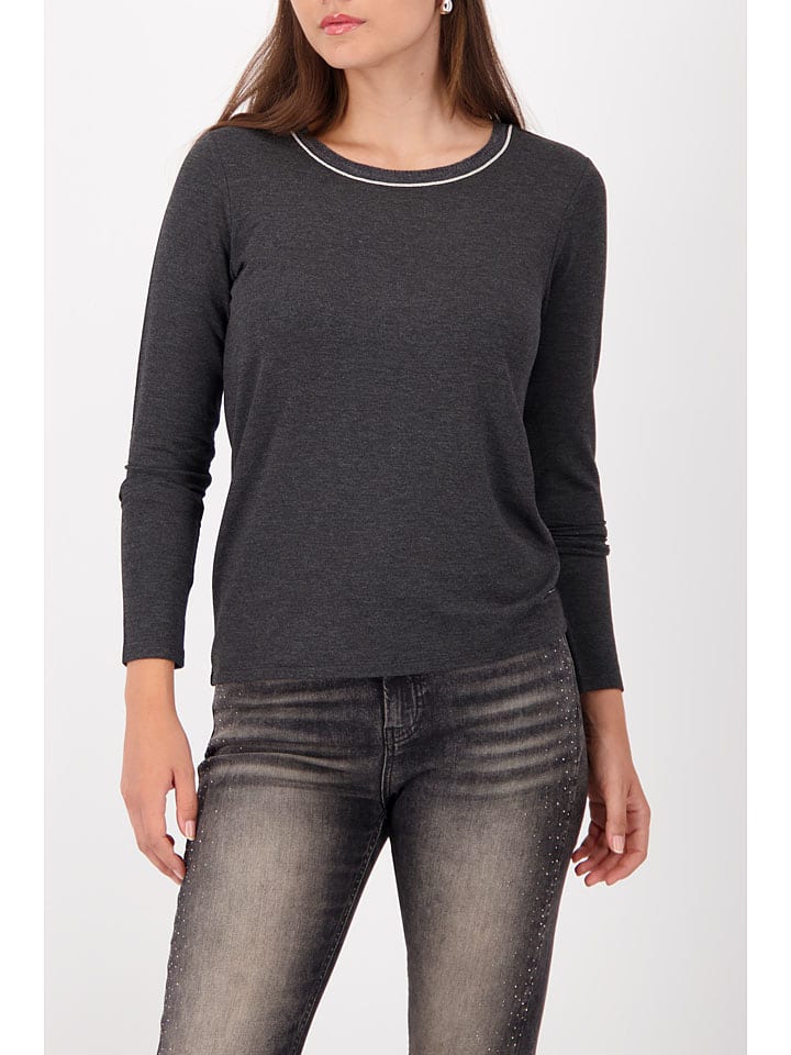 Longsleeve in Anthrazit