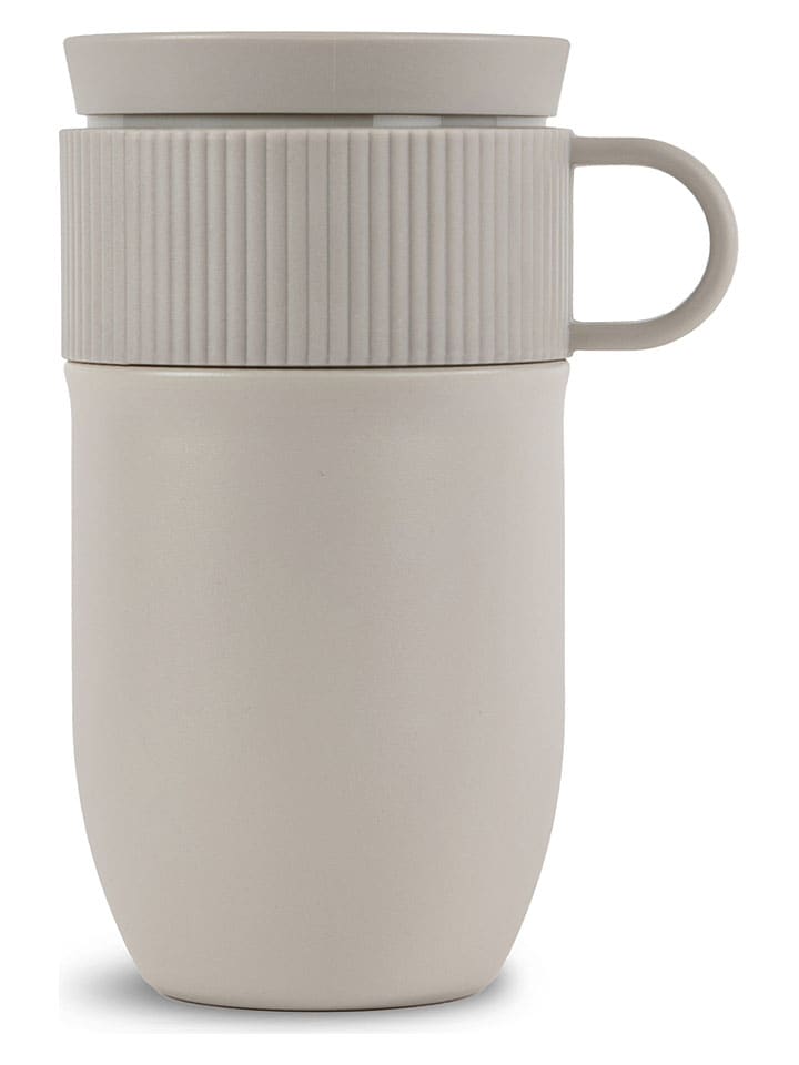 Kubek termiczny "Ted" w kolorze beżowym - 280 ml