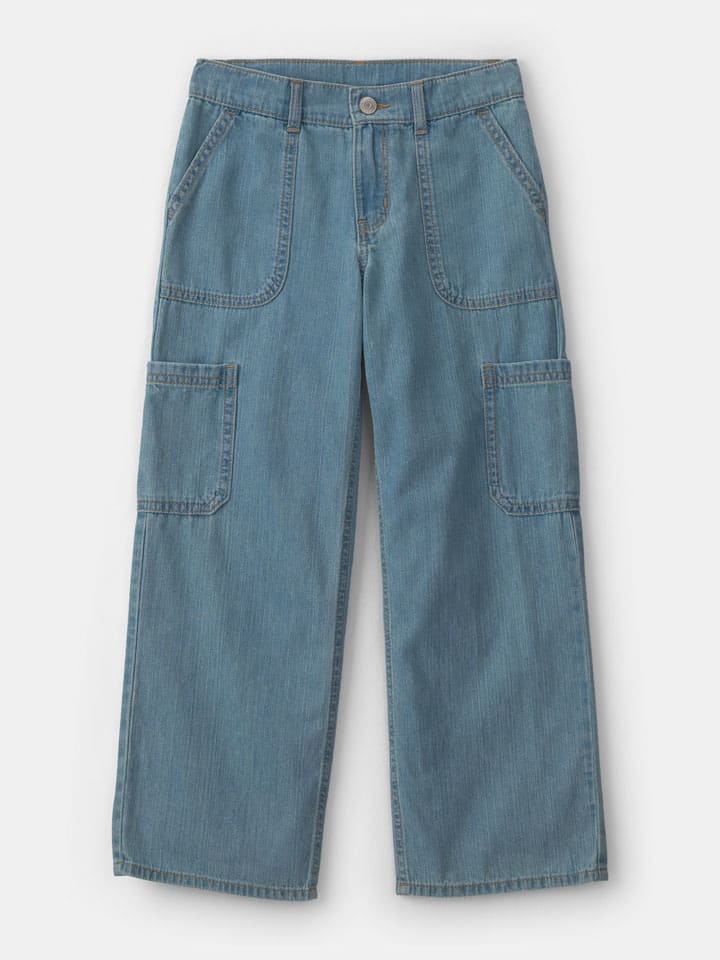 Cargohose in Blau
