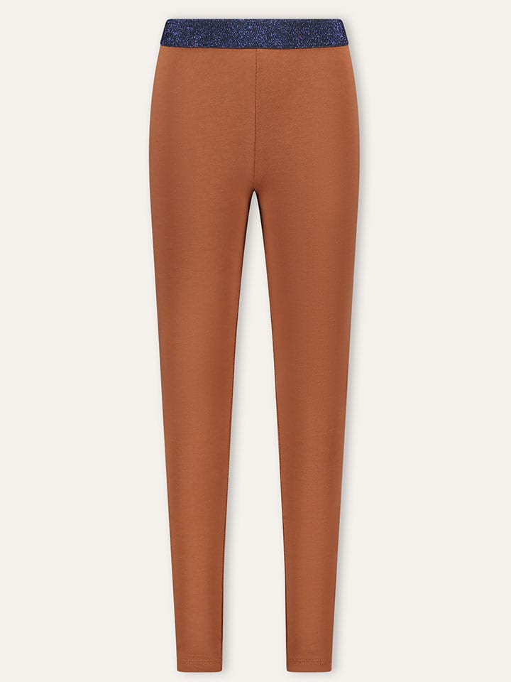 Leggings in Hellbraun