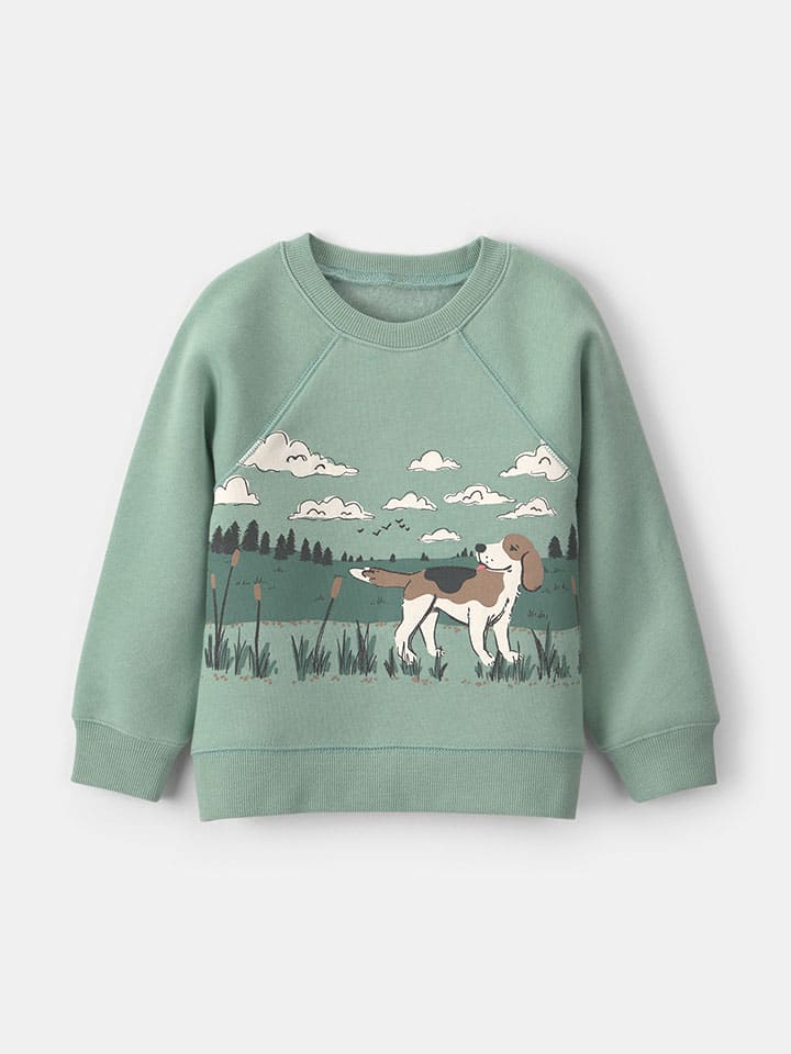 Sweatshirt in Grün