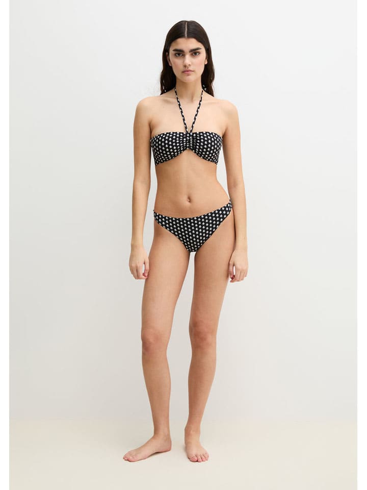 Figi bikini w kolorze czarno-białym