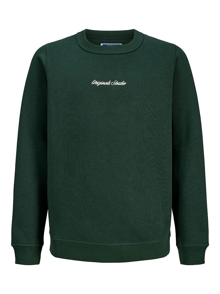 Sweatshirt "Norrebro" in Dunkelgrün