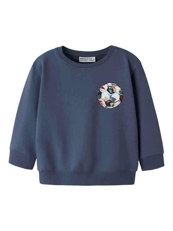 Sweatshirt "Louie" in Blau