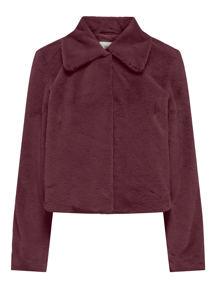 Kunstpelzjacke "Macy" in Bordeaux