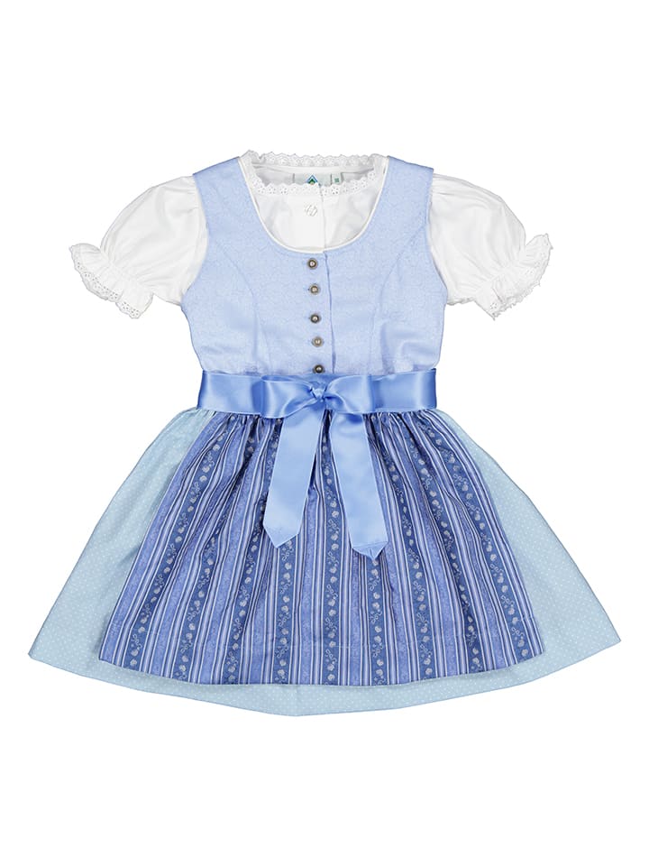 Dirndl in Hellblau/ Blau