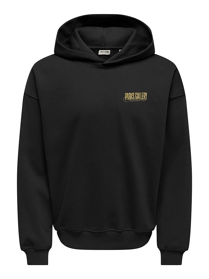 Hoodie in Schwarz