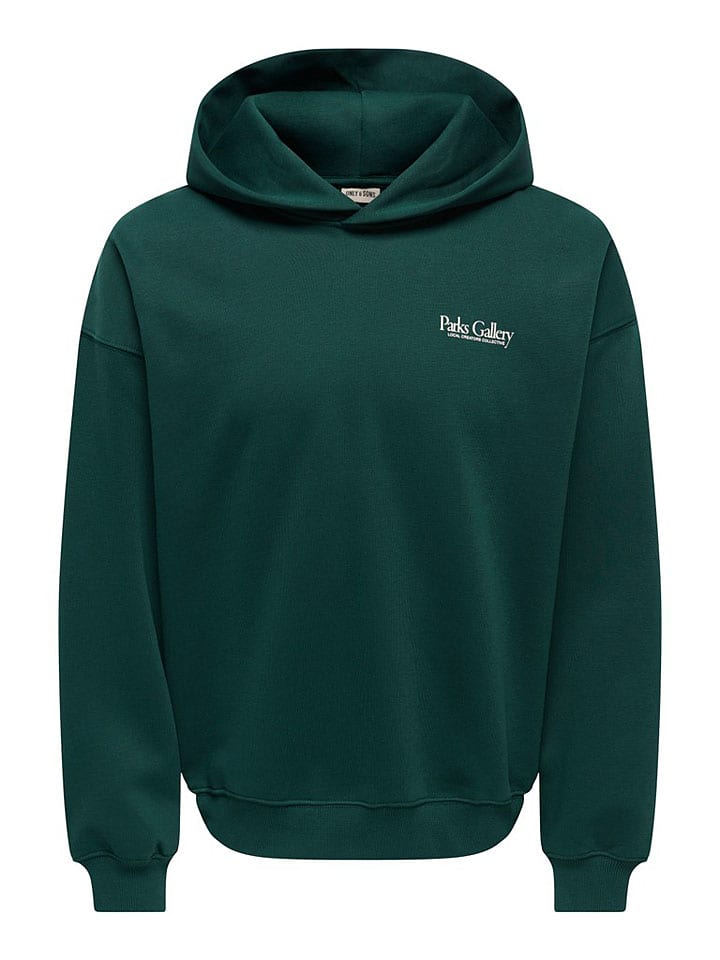 Hoodie donkergroen