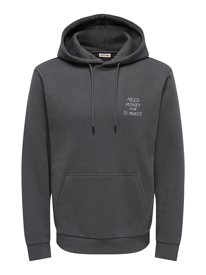 Bluza w kolorze antracytowym