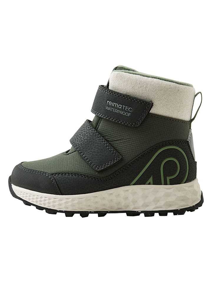 Botki "Hallava" w kolorze khaki