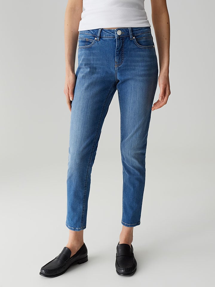 Dżinsy "Enja" - Skinny fit - w kolorze niebieskim