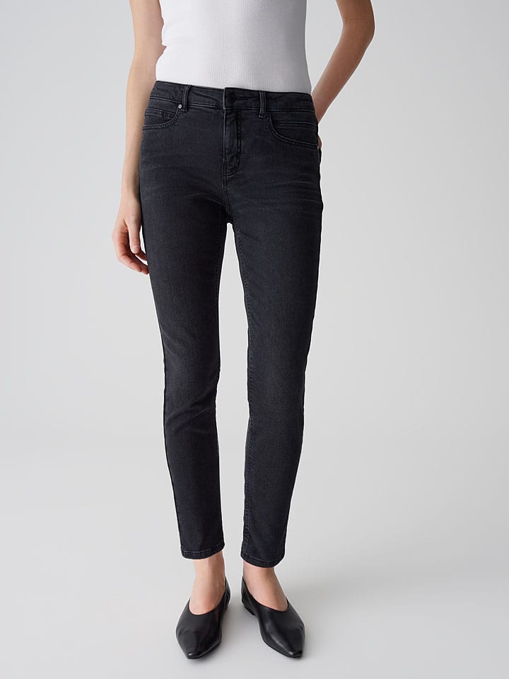 Jeans "Enja" - Skinny fit - in Schwarz