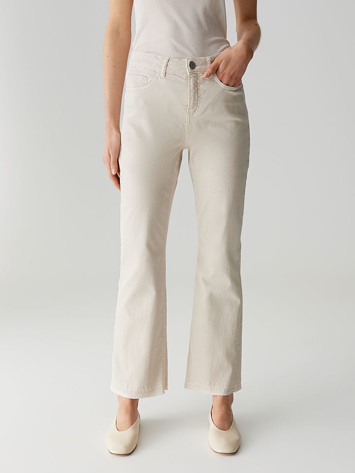 Hose "Melly" in Creme