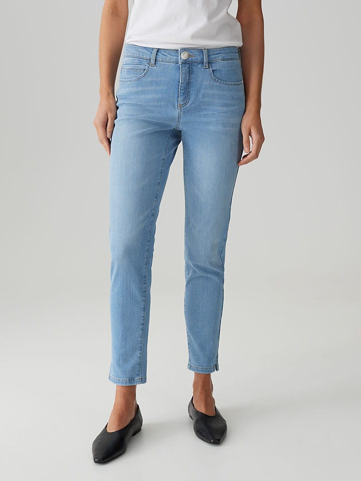 Dżinsy "Enja" - Skinny fit - w kolorze błękitnym