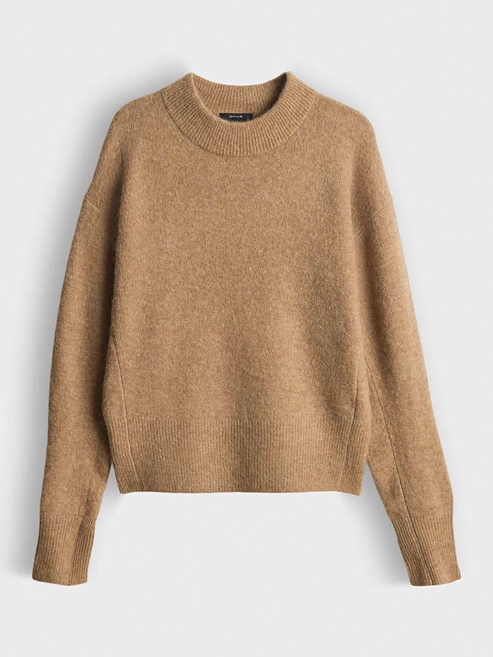 Sweter "Pitan" w kolorze karmelowym