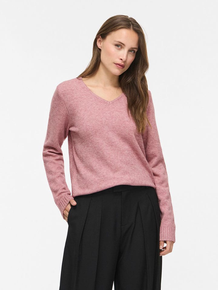 Sweter "Ril" w kolorze jasnoróżowym