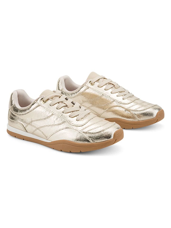 Sneakers in Gold