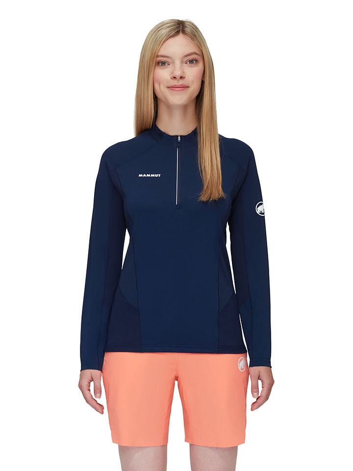 Functionele longsleeve "Aenergy FL" donkerblauw