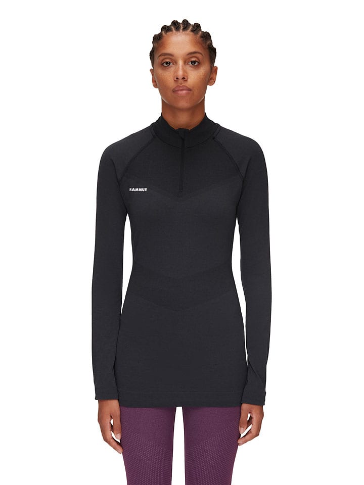 Functionele longsleeve "Trift" zwart