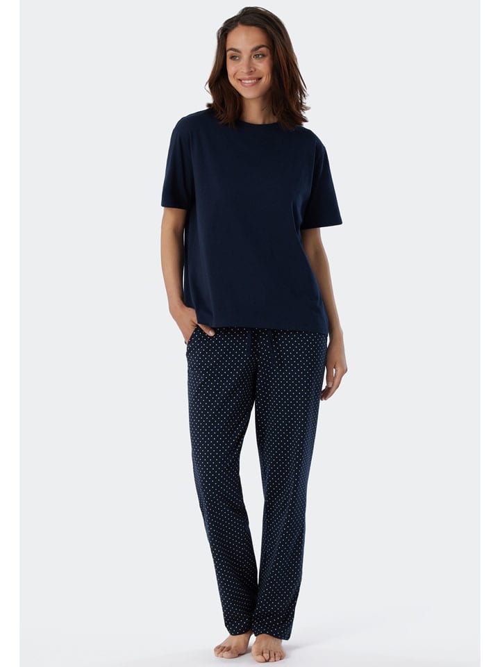 Pyjamatop donkerblauw