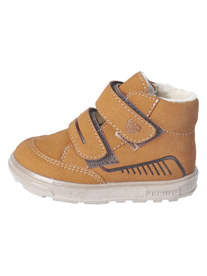 Leder-Boots in Hellbraun