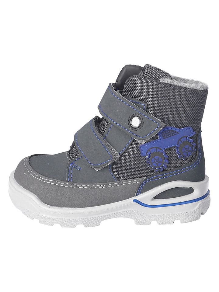 Winterboots in Grau/ Blau