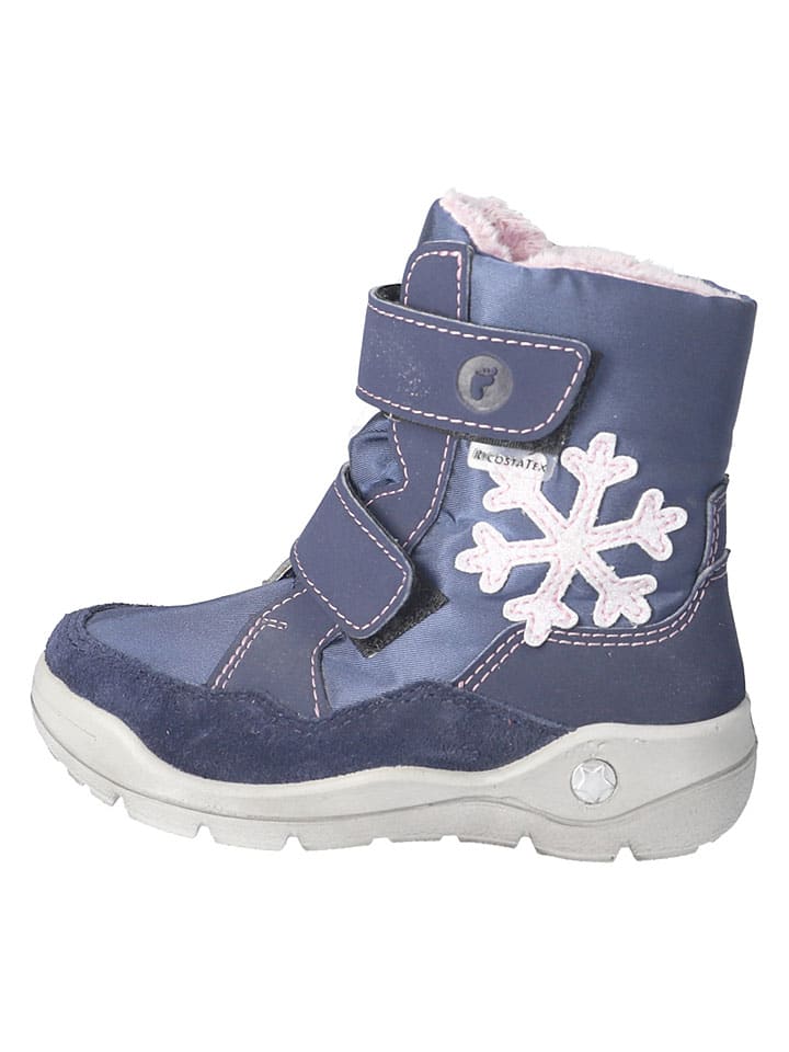 Leren boots "Lenka" blauw