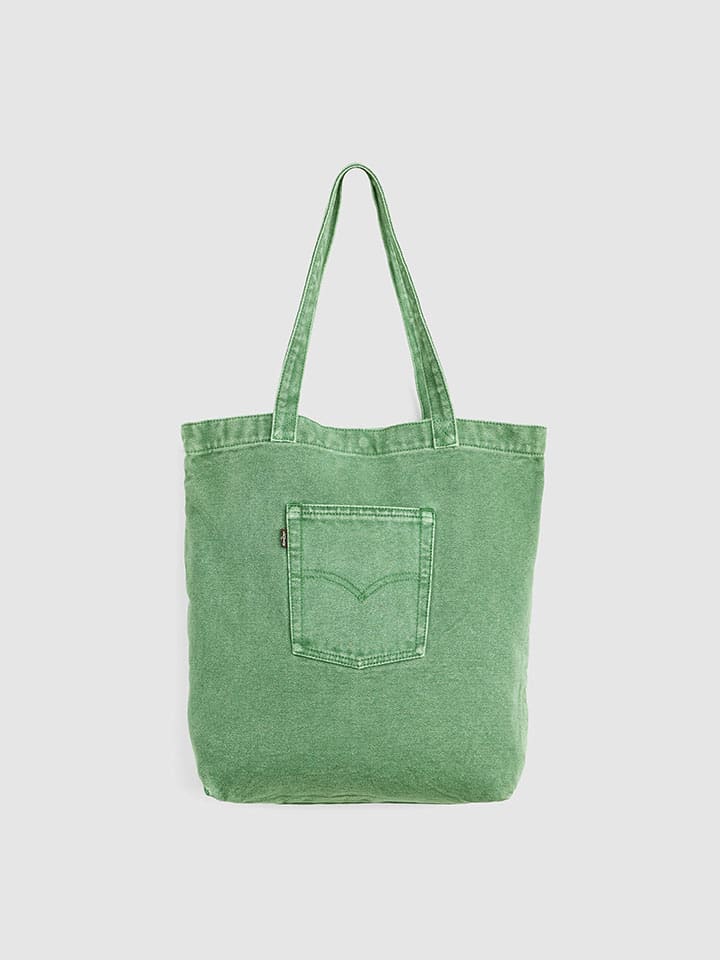 Shopper in Grün - (B)20 x (H)30 x (T)10 cm