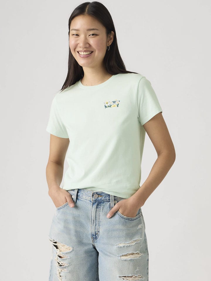 Shirt in Türkis