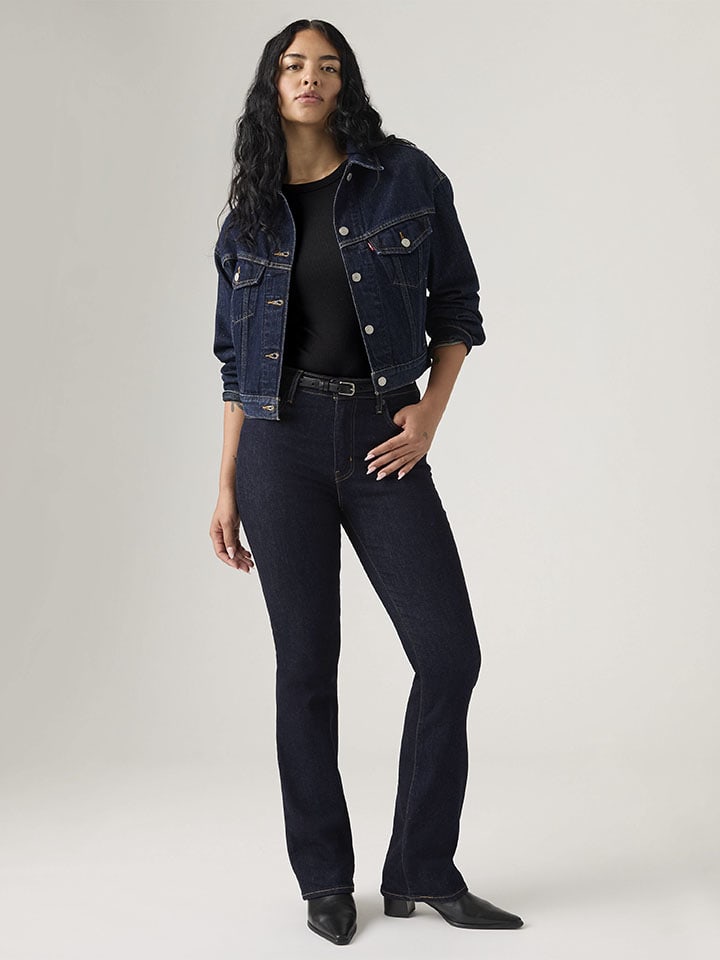 Jeans - Flared fit - in Dunkelblau