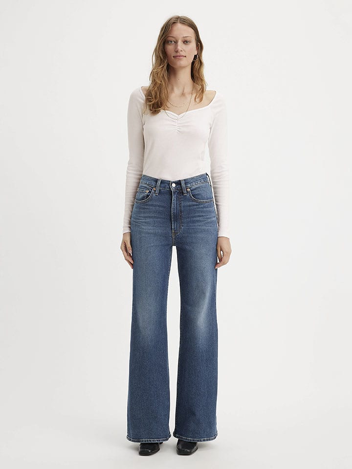 Jeans - Flared fit - in Blau
