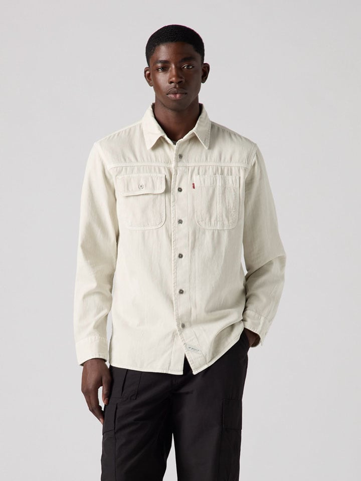 Blouse - comfort fit - crème