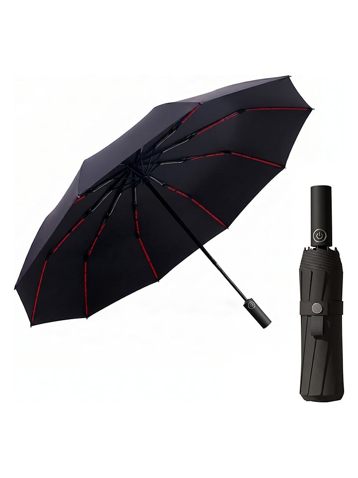 Parasol w kolorze czarnym - Ø 106 cm