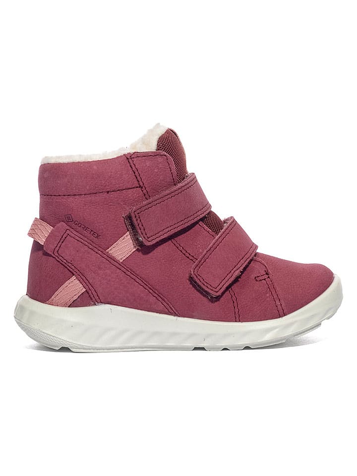 Leder-Boots in Rot