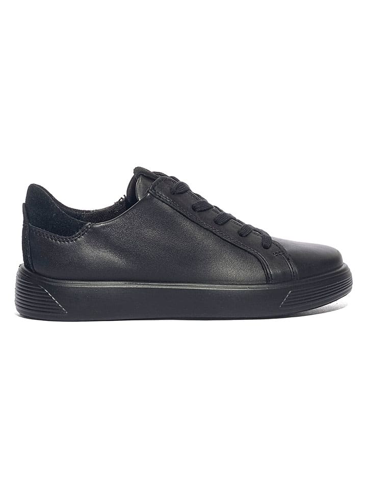 Leren sneakers zwart