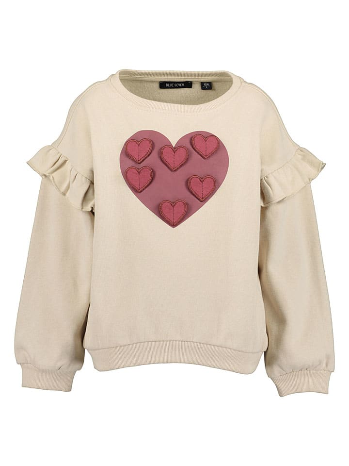 Sweatshirt in Sand