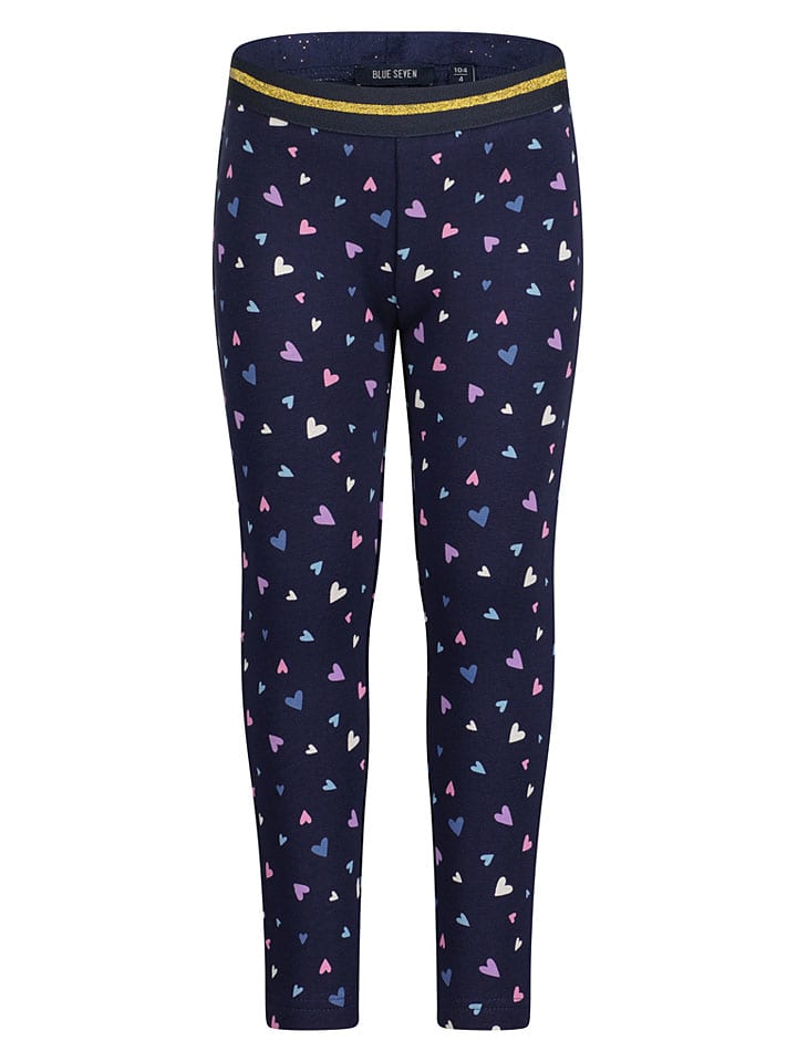 Legginsy w kolorze granatowym