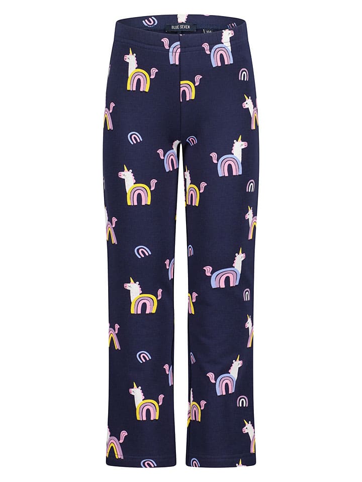 Legginsy w kolorze granatowym