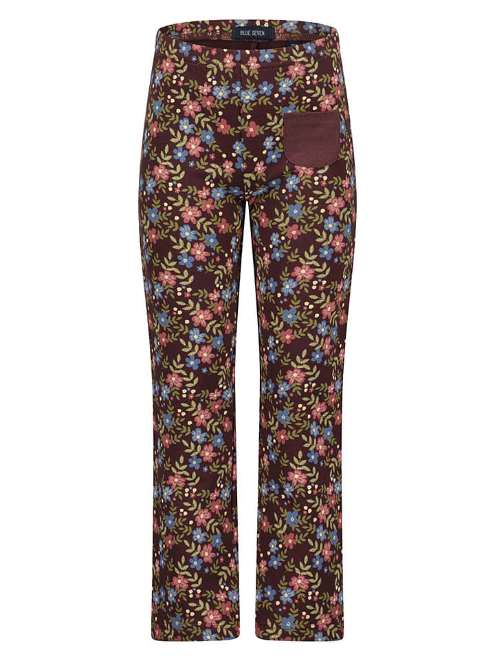 Legginsy w kolorze bordowym