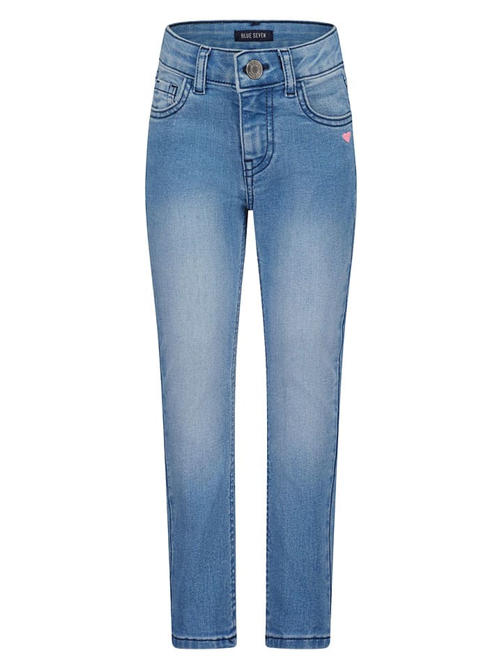 Dżinsy - Slim fit - w kolorze błękitnym