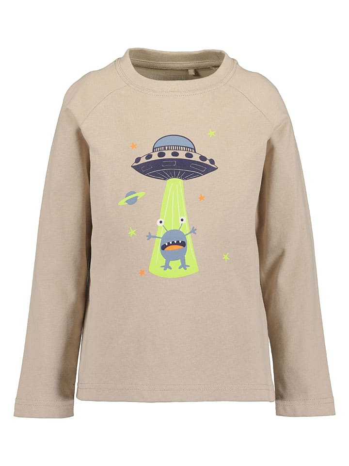 Longsleeve zandkleurig