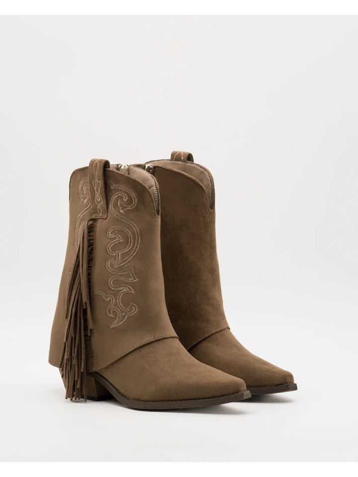 Westernstiefel in Beige