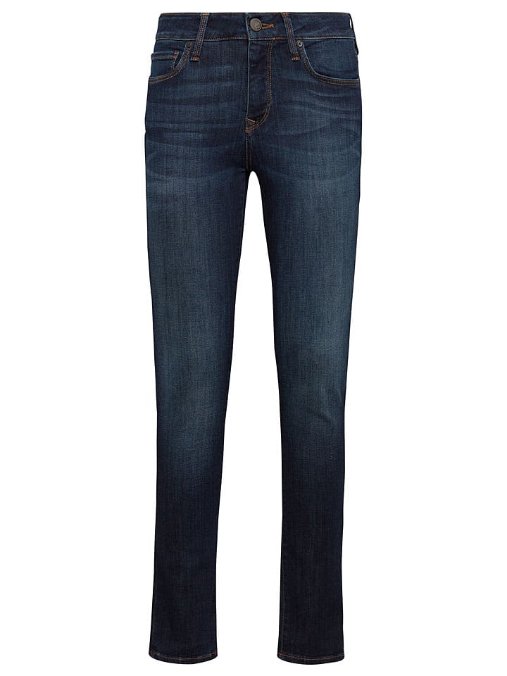 Spijkerbroek - slim fit - donkerblauw