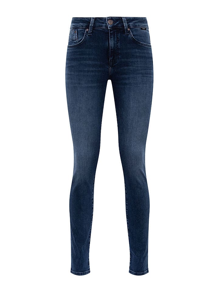 Dżinsy - Skinny fit - w kolorze granatowym