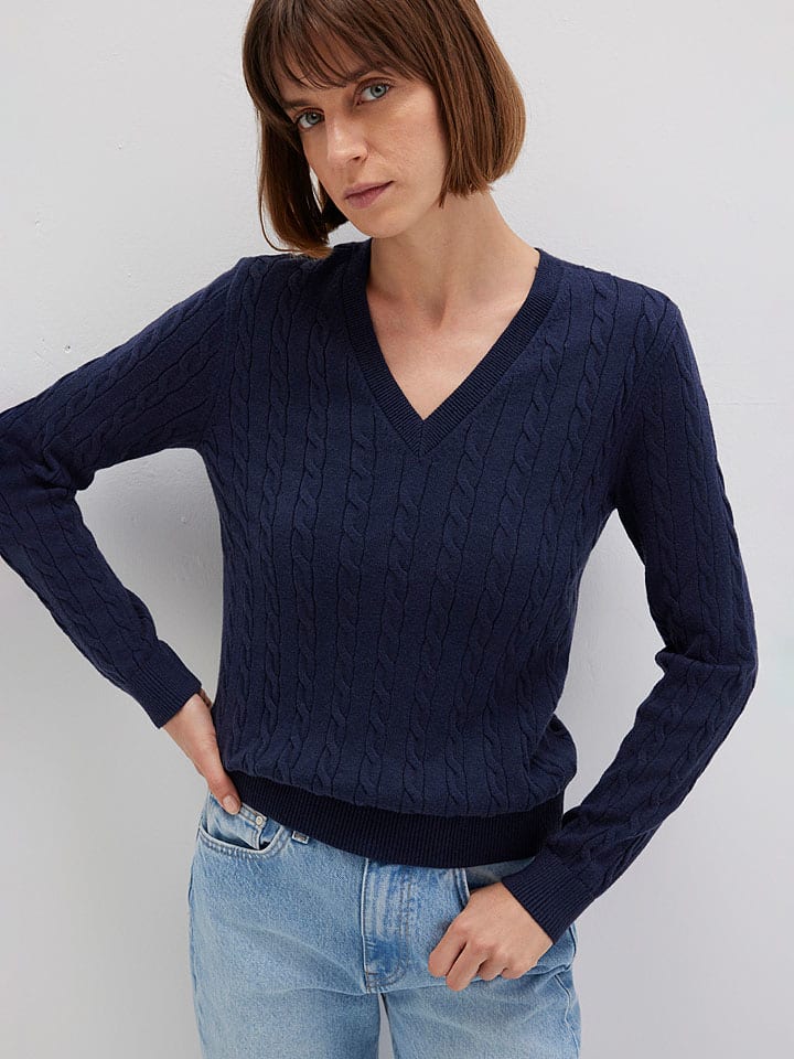 Sweter w kolorze granatowym