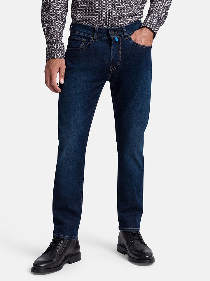 Spijkerbroek - slim fit - donkerblauw