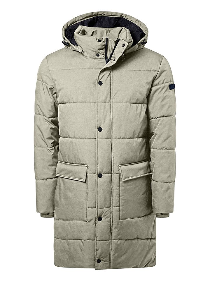 Wintermantel in Grau