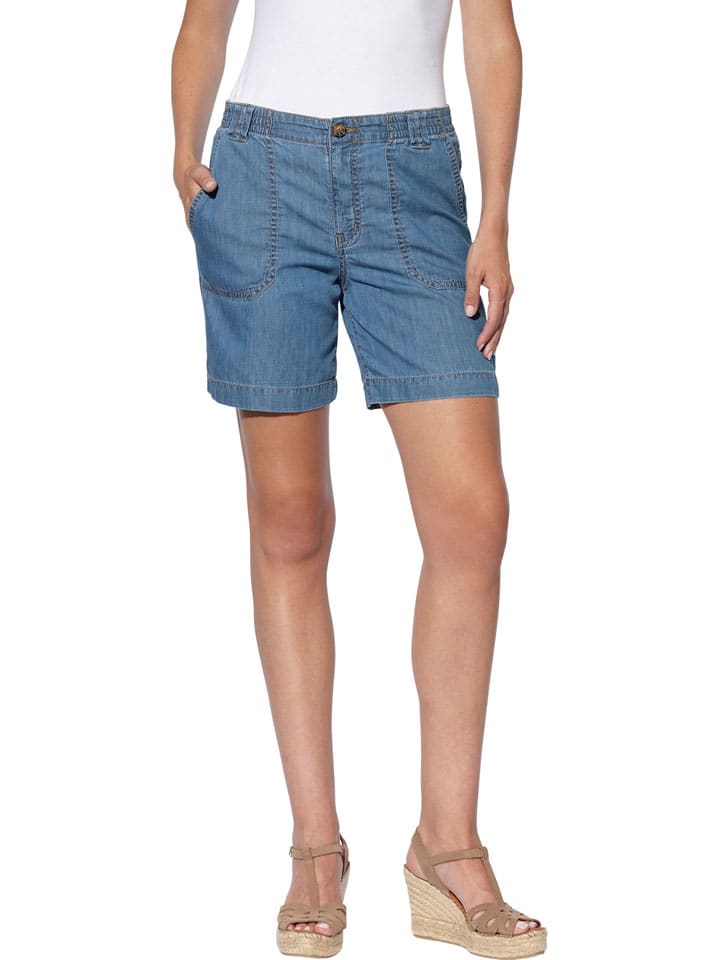 Jeans-Shorts in Hellblau