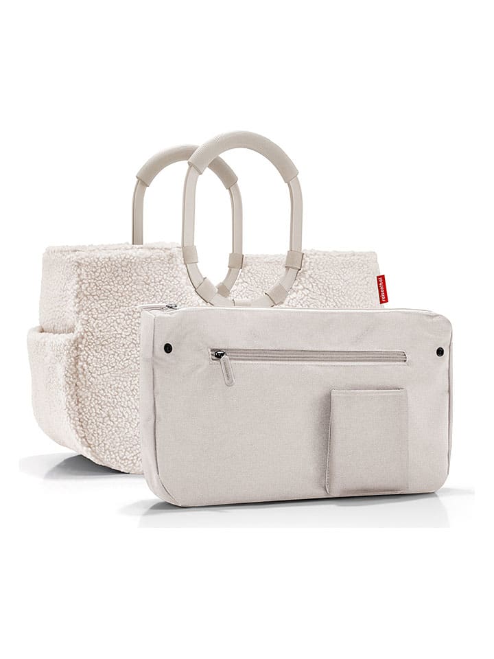 Shopper crème - (B)40 x (H)26 x (D)20 cm